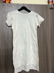 White Chikankari Kurti :13