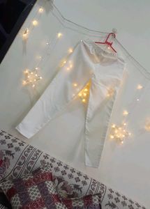 Off White Cotton Ethnic Pants✨️