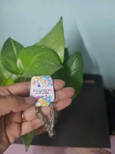 Layered Silver Tone Chain Necklace Set