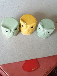 3 New Unused Lucky Owls