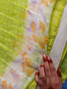 Green light weight sareee