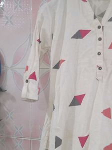Beautiful Off White Westside Kurti