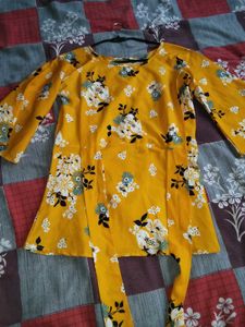 Floral Yellow Top