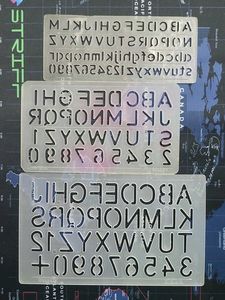 Alphabet &amp; Number Stencil Set