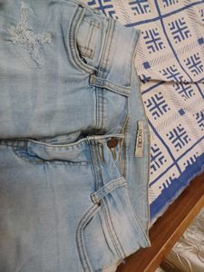 Light Wash Distressed Jeans