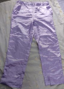 Lilac Silky Night Suit