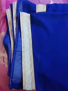 Royal Blue Saree