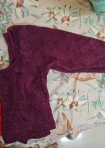 Red Embroidered Blouse