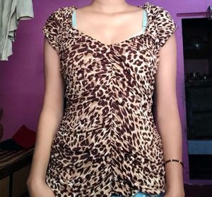 Animal Print Top