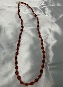 brand new Red Beaded Necklace