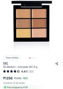 PAC Concealer Palette - Go Medium (Shade)