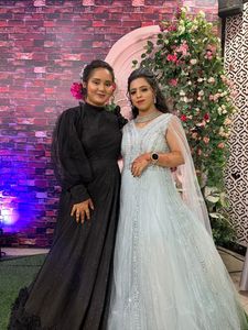 Powder Blue Elegant Party Gown