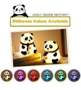 Silicone Panda Touch Lamp