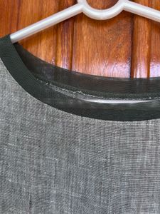 linen blend loose dress