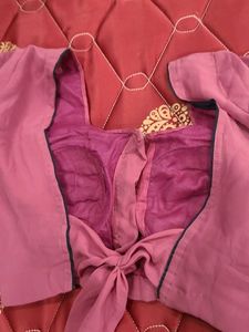 Pink Embroidered Blouse
