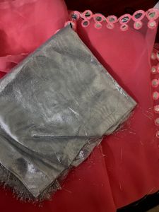 Crochet Knit Vest Top, a saree with unstitched top