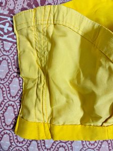 Yellow Embellished Blouse And Sharara Pants