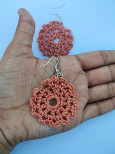 Summer Flower Crochet Earrings