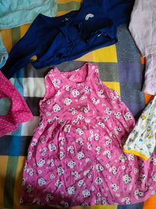 4 Sets Of Baby Girl Dresses