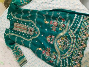 Pakistani Organza Kurta Set