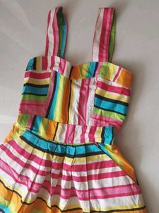 Colorful Striped Dress