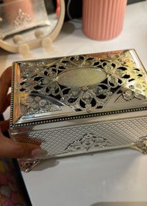 Silver Metal Box/jewellery box with sound