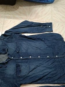 Branded Denim Shirt