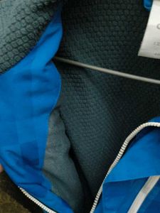 Adidas Blue Plaid Casual Jacket for Men