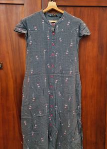 Floral Print Button-Down Dress