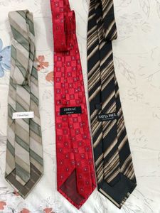 Set Of 3 Branded Men&#39;s Ties