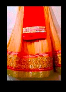 Red Golden Lehnga