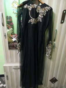 Black Embellished Maxi Dress