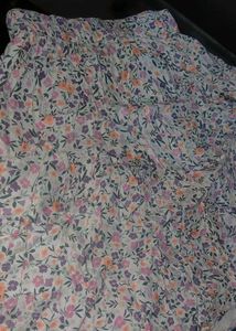 Floral Print Skirt