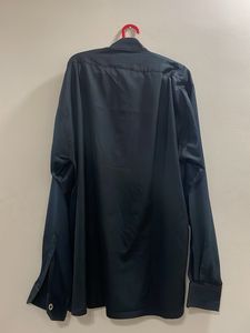 Navy Blue Black Shirt With Patterns