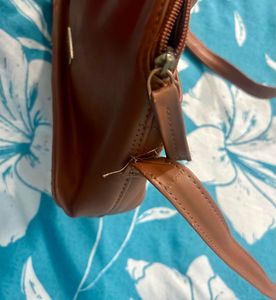Fastrack Tan Color Sling Bag