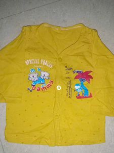 Cute Yellow Baby Top Bottom set