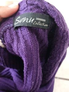 Purple Cardigan