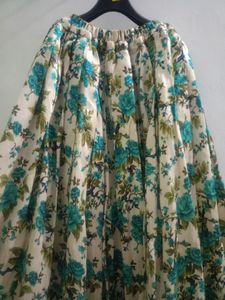 Floral Print Maxi Skirt
