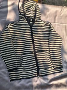 Striped Hooded Sweater
