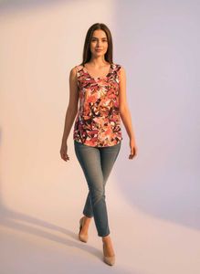 Floral Print Tank Top