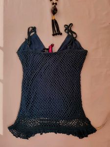 Crochet Knit Cami Top
