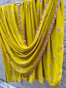 Lehanga Hand Painted