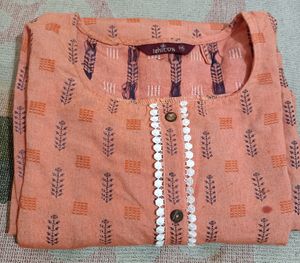 Peach ISHITVA Used Kurti