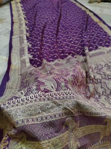 Amazing 🤩 Purple Saree 🔥