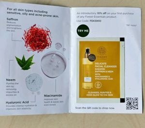 Pack Of 8 Forest Essential Facial Cleanser