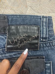 Distressed Denim Shorts 30 waist