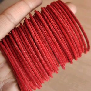 Red Bangle Set