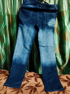 Embroidered Denim Jeans