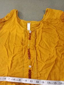 Elegant Yellow Kurti