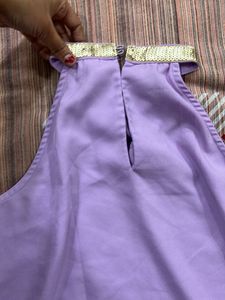 Lilac Halter Neck Top